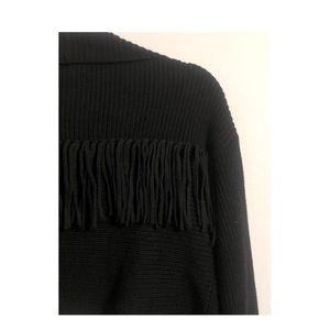 Andrea Jovine tassle black sweater